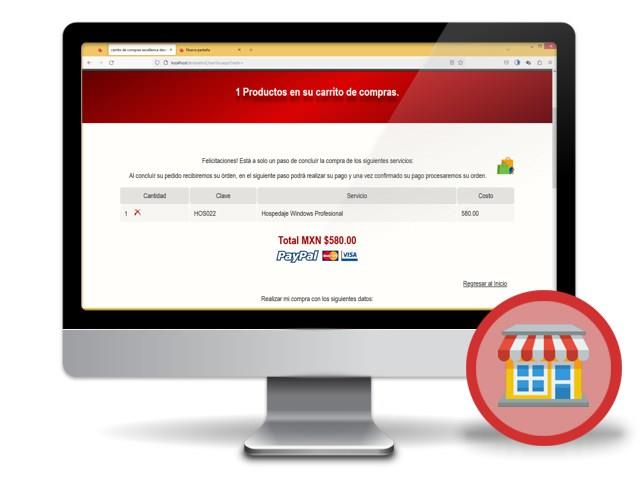 Diseño Web Comercio Electrónico Sencillo